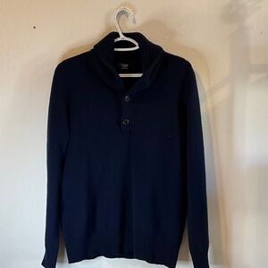 J. Crew Men's Dark Blue Turtleneck Sweater